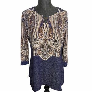 Women’s JM Collection Shiny Blouse